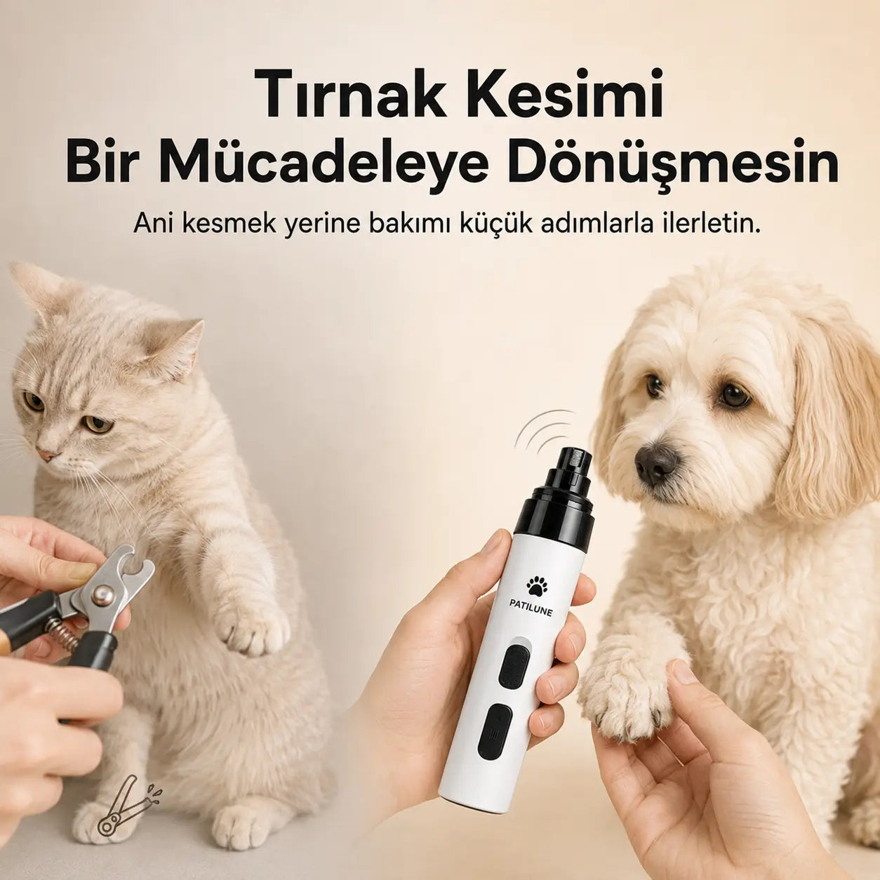 Patilune SilentCare Sessiz Tırnak Törpüsü